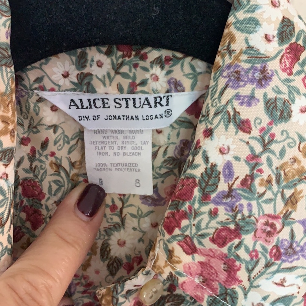 Vintage Alice Stuart button down shirt - Picture 5 of 9